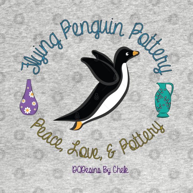 Flying Penguin Pottery by DQDesigns By Chele